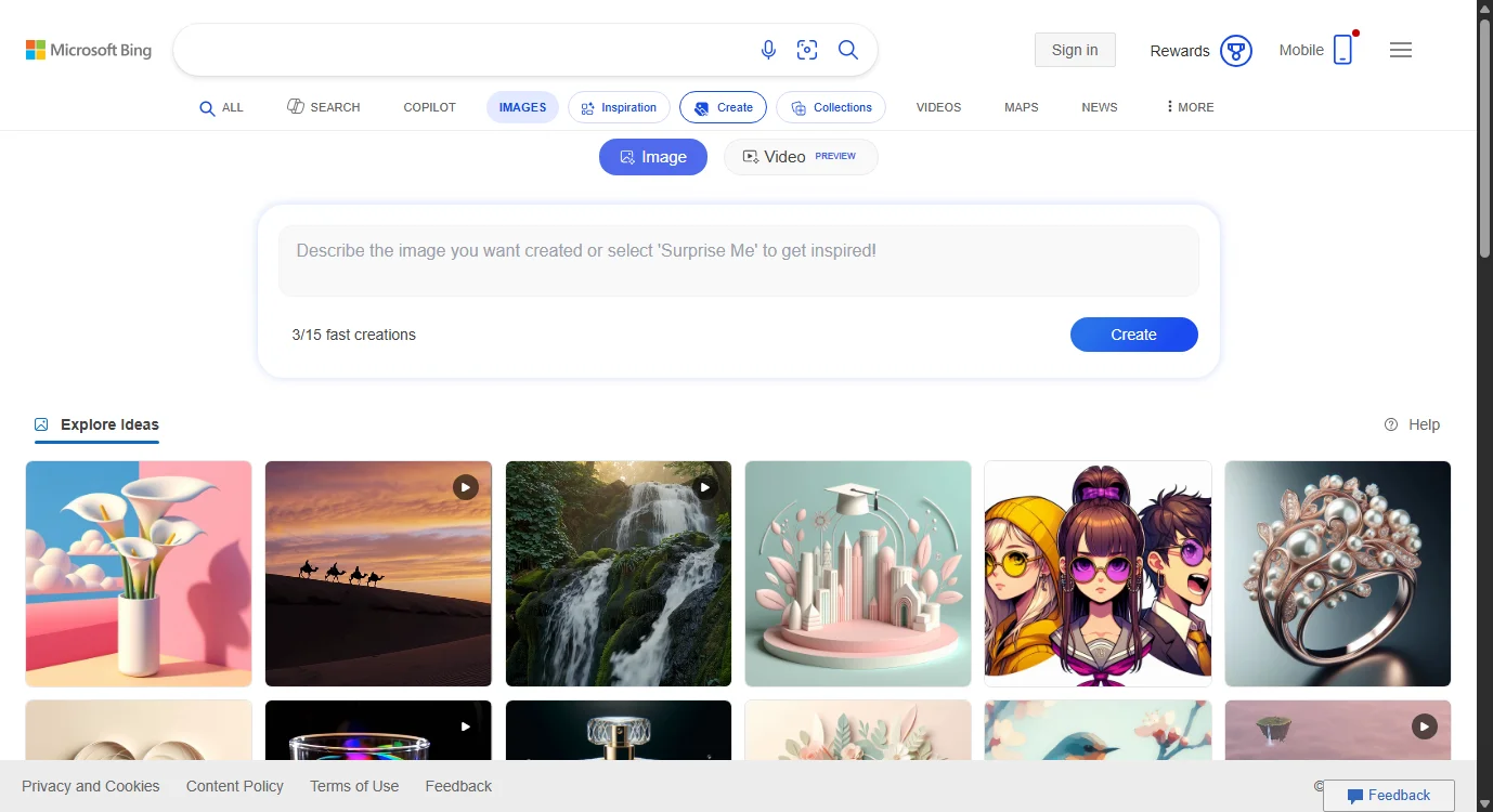 Bing Image Creator