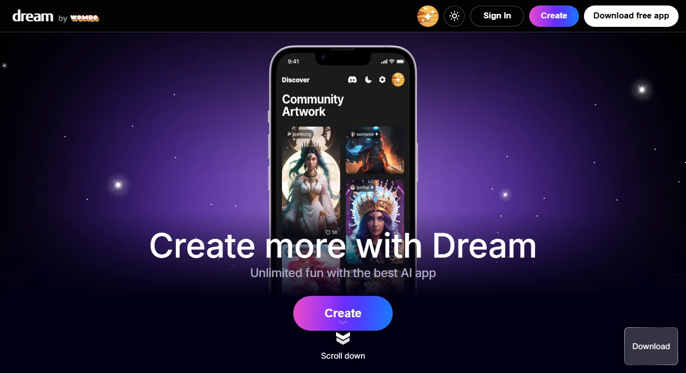 Dream by Wombo