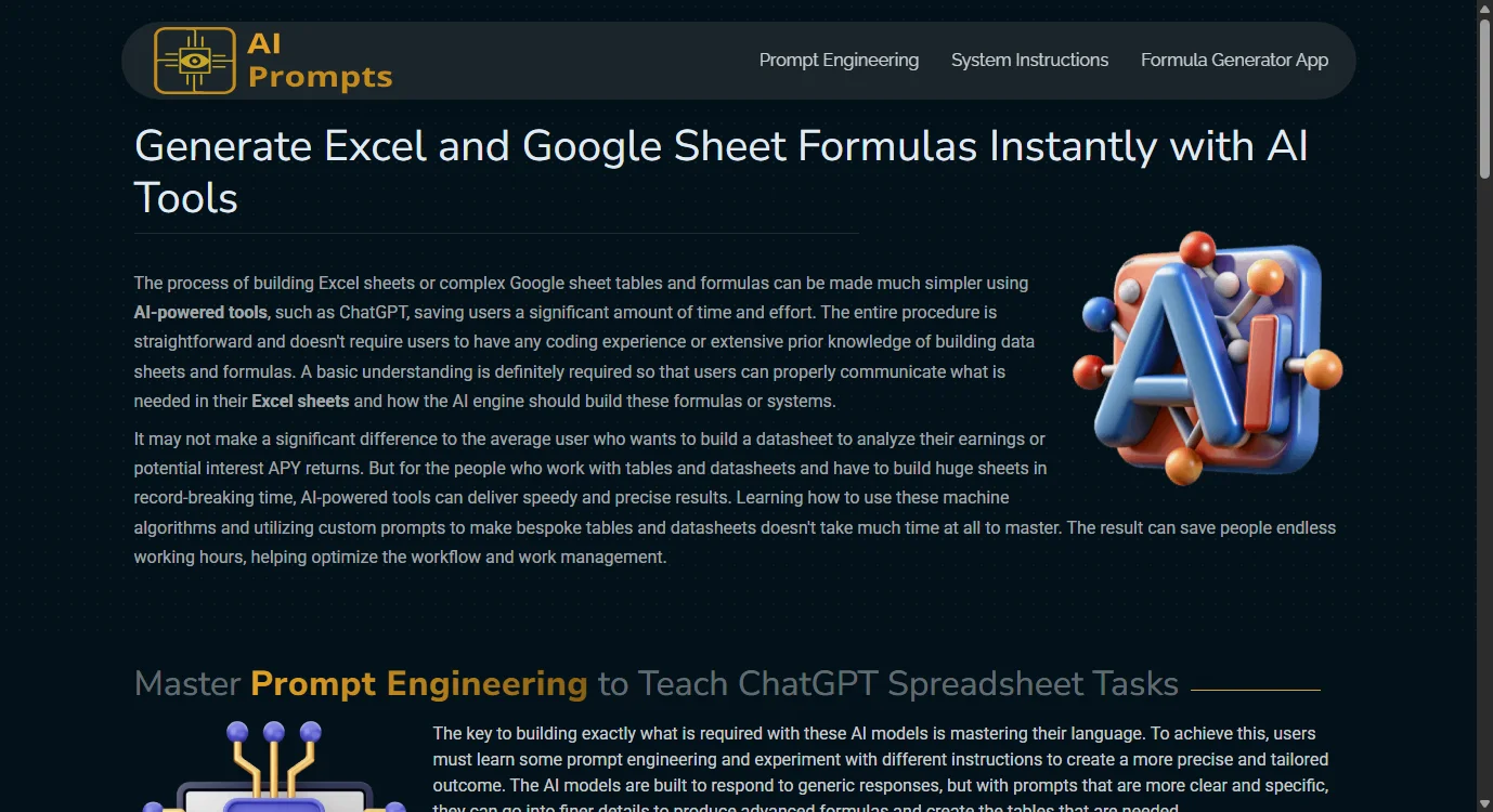 Formula Generator