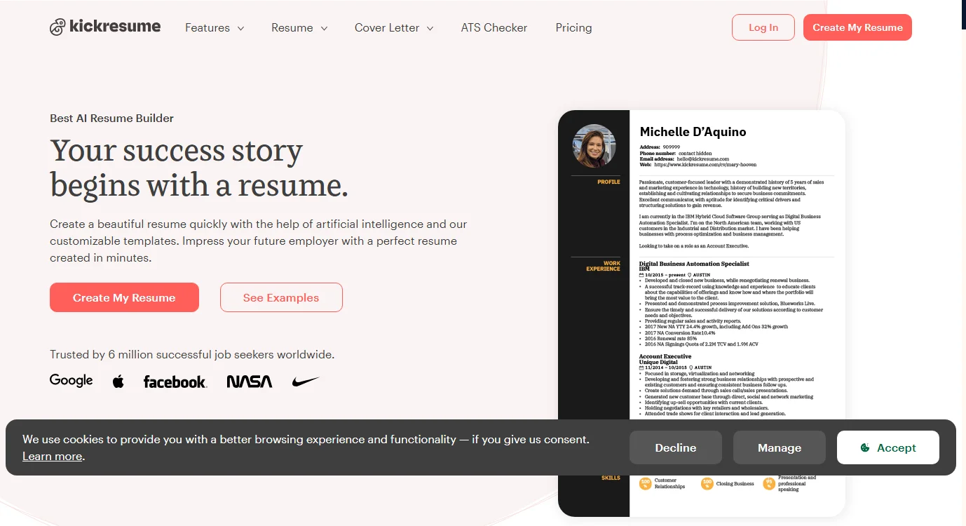 Kickresume