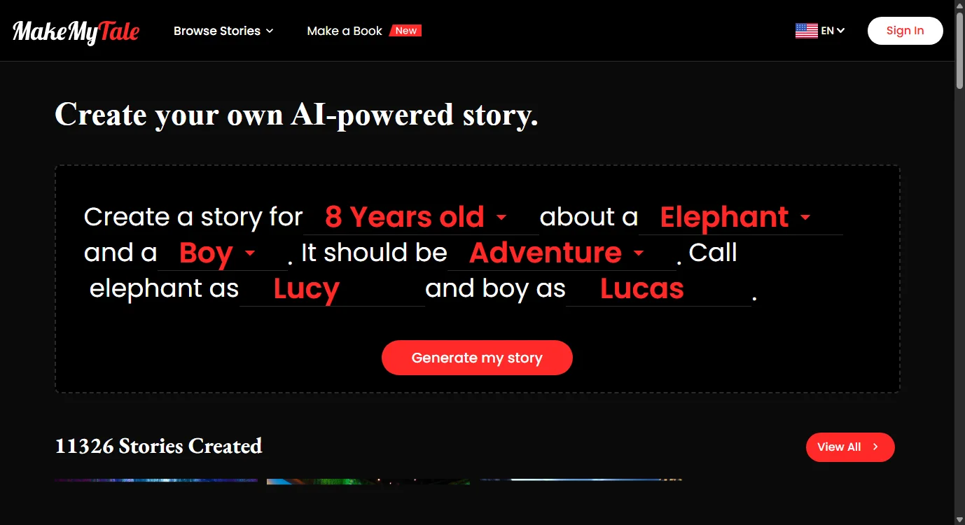 MakeMyTale