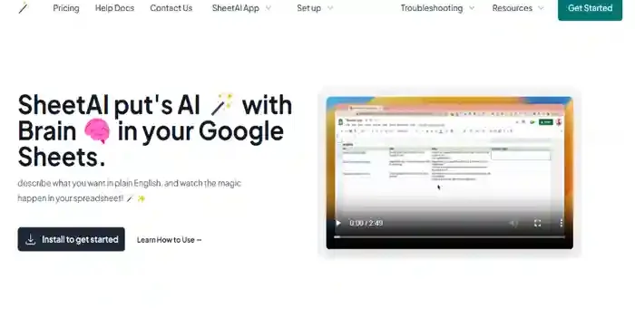 Sheet AI
