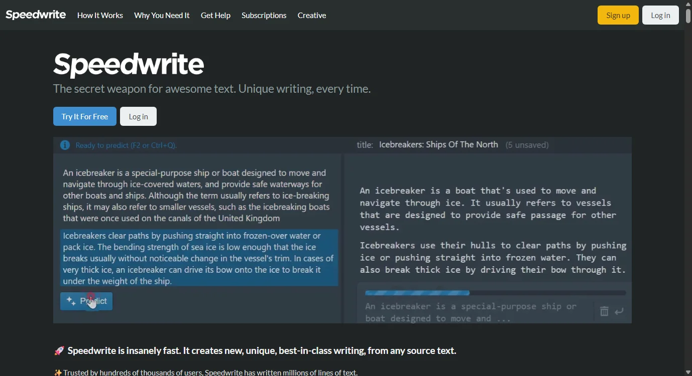 Speedwrite