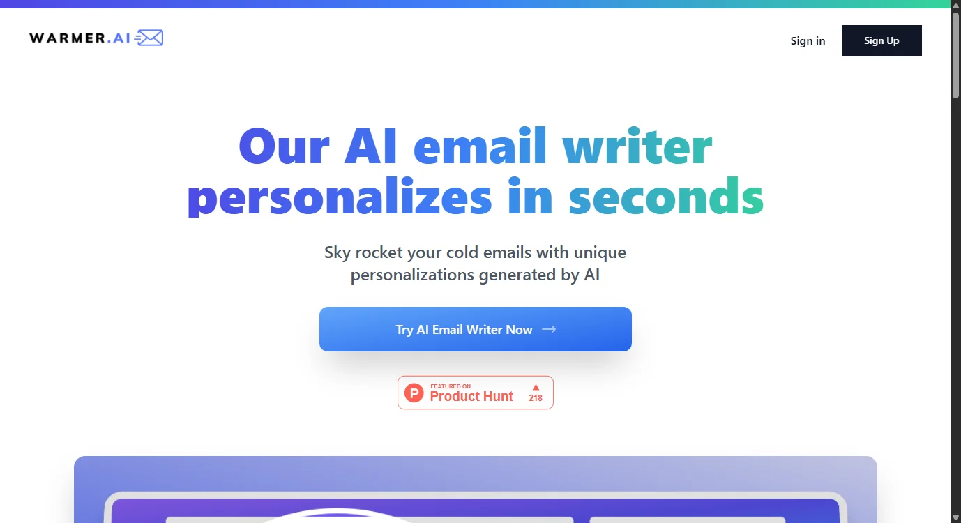 Warmer AI